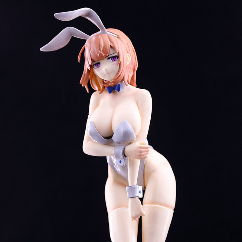 Funny Toys Astrum Design Icomochis White Bunny Onee-san 1/7 Scale PVC Action Figure Anime Figure Model Toys Collection Doll Gif