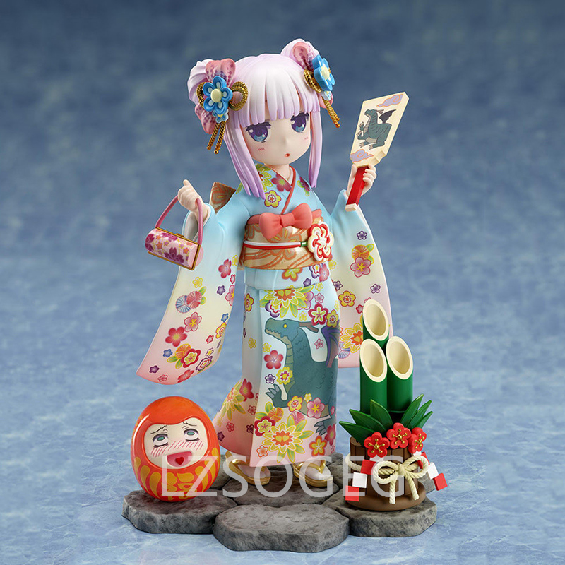 Funny Toys FNEX Miss Kobayashis Dragon Maid Kanna Finest Kimono 1/7 PVC Action Figure Anime Figure Model Toys Collection Doll