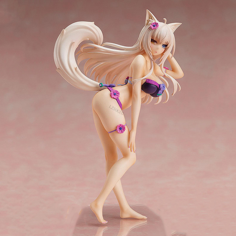 Funny Toys FREEing NekoPara Azuki Coconut Swimsuit Ver. S-style 1/12 PVC Action Figure Anime Sexy Figure Model Toys Collection D