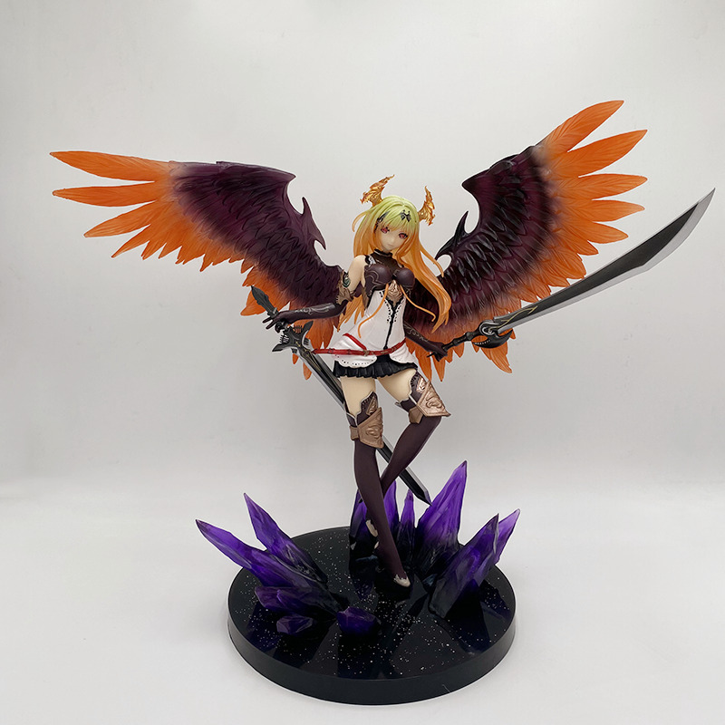 Funny Toys Rage of Bahamut Cerberus Dark Angel Olivier Dark Dragoon Forte Mystere Warden Spinne PVC Action Figure Anime Figure M