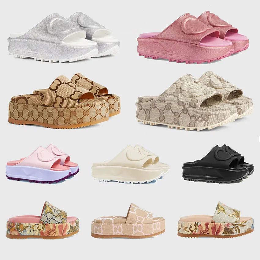Summer Slippers Sandal Designer Sliders Macaron Thick Bottom Non-slip Embroidery Platform Heels Fashion Women Wear Beach Flip-Flops, 18#
Summer Slippers Sandal Designer Sliders Macaron Thick Bottom Non-slip Embroidery Platform Heels Fashion Women Wear Beach Flip-Flops, 18#