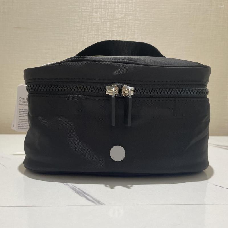 Outdoor Bags Fashion Oval Top-Access Kit High Quality Women Cosmetic Bag Casual Style Waterproof Makeup Travel Portable Gym