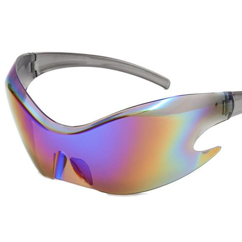 Fashion Sunglasses Oversize Simaese Sun Glasses Rimless Goggles Anti-UV Spectacles Retro Colorful Cycling Eyeglasses 8 Colors Available
Fashion Sunglasses Oversize Simaese Sun Glasses Rimless Goggles Anti-UV Spectacles Retro Colorful Cycling Eyeglasses 8 Colors Available