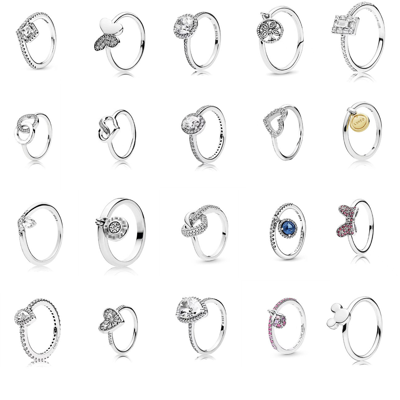 925 Sterling Silver Pandora Ring Shiny Love Butterfly Style Fashion Temperament Couples To Ring Classic Jewelry Free Delivery
925 Sterling Silver Pandora Ring Shiny Love Butterfly Style Fashion Temperament Couples To Ring Classic Jewelry Free Delivery