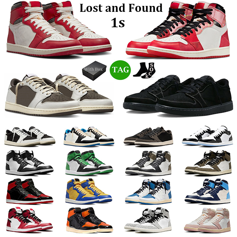 With Box 1 Basketball Shoes Men Women 1s low Olive Black Phantom Reverse Mocha Lost Found Spider Verse Bred Patent Lucky Green Mens Trainer Sport Sneakers, #15
With Box 1 Basketball Shoes Men Women 1s low Olive Black Phantom Reverse Mocha Lost Found Spider Verse Bred Patent Lucky Green Mens Trainer Sport Sneakers, #15