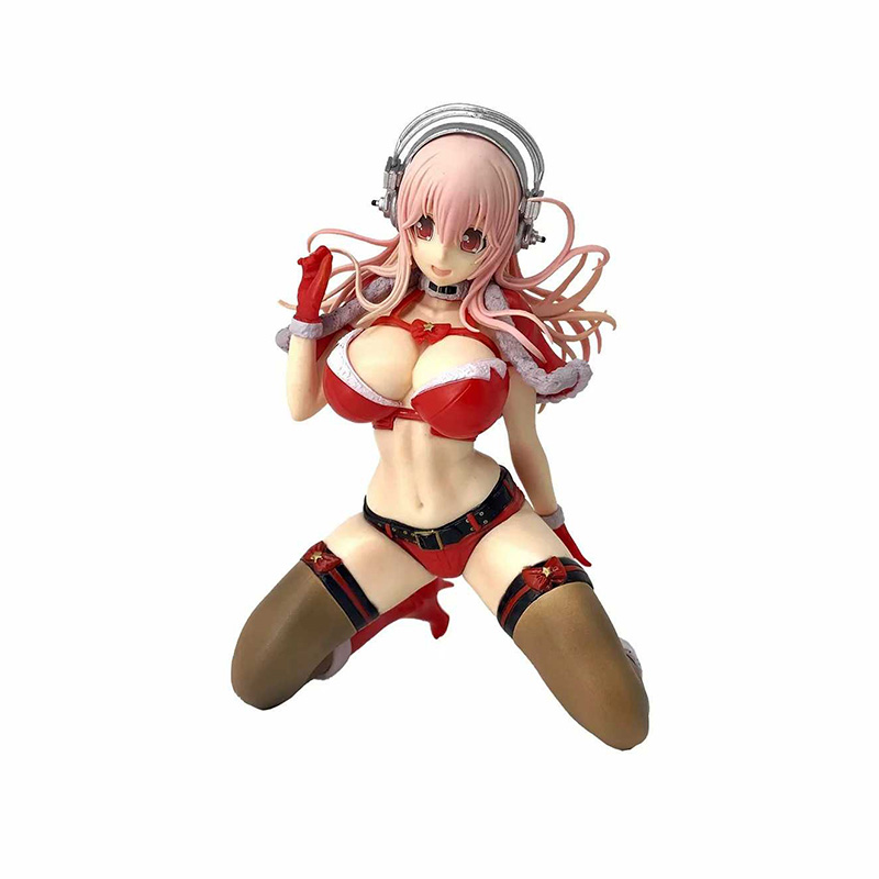 Funny Toys Nitro Super Sonic Super Sonico Christmas Ver. PVC Action Figure Anime Sexy Figure Model Toys Collection Doll Gift