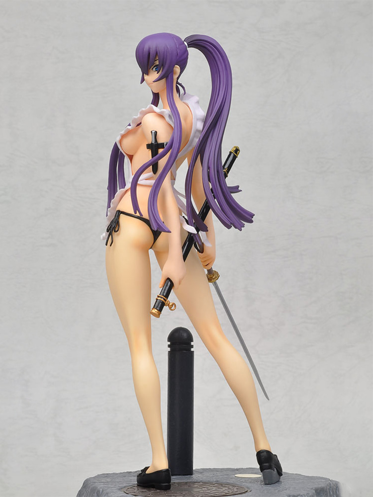 Funny Toys Chara-Ani Highschool of the Dead Busujima Saeko PVC Action Figure Anime Sexy Figure Model Toys Collection Doll Gift