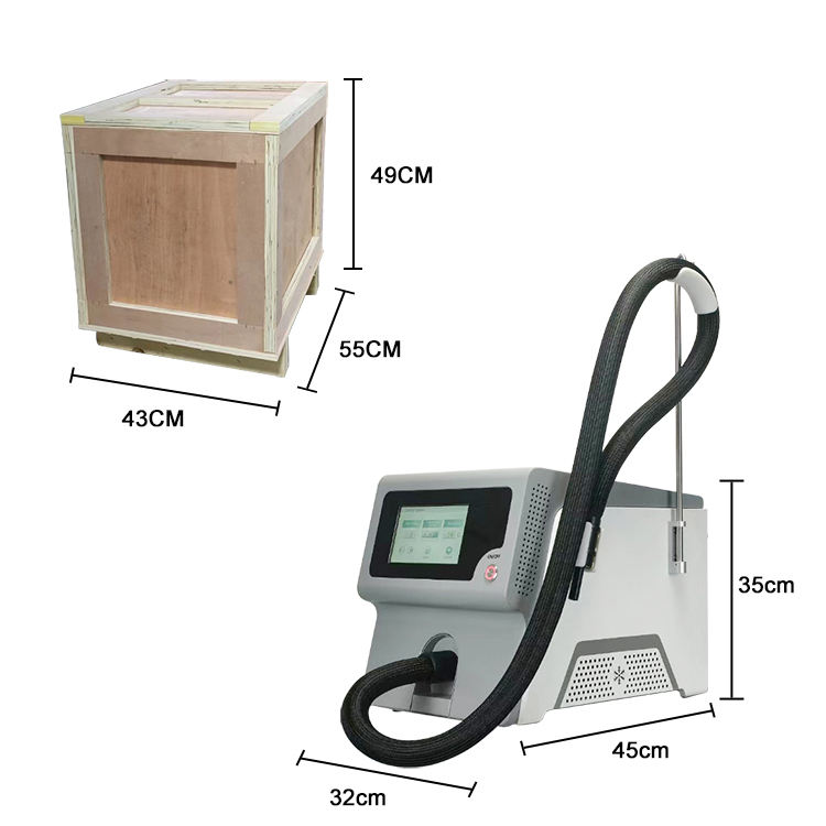 cold air skin cooling machine to -20 degree for Ipl co2 laser treatment