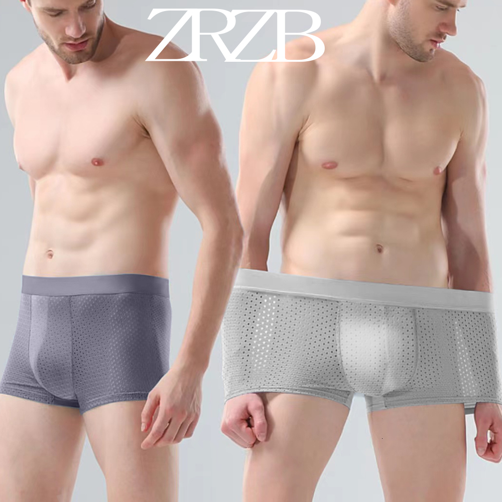 Men's Panties Men Underwear Boxershorts Men Boxer Men Ropa Interior Hombre Calzoncillos Breathable Hombre Bamboo Hole Large Size 230612