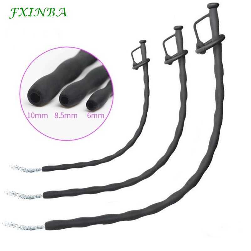 Other Panties FXINBA Silicone Hollow Urethral Sound Dilator Male Penis Plug Urethra Catheter Stimulator Masturbator Adult Sex Toy For Men J230529