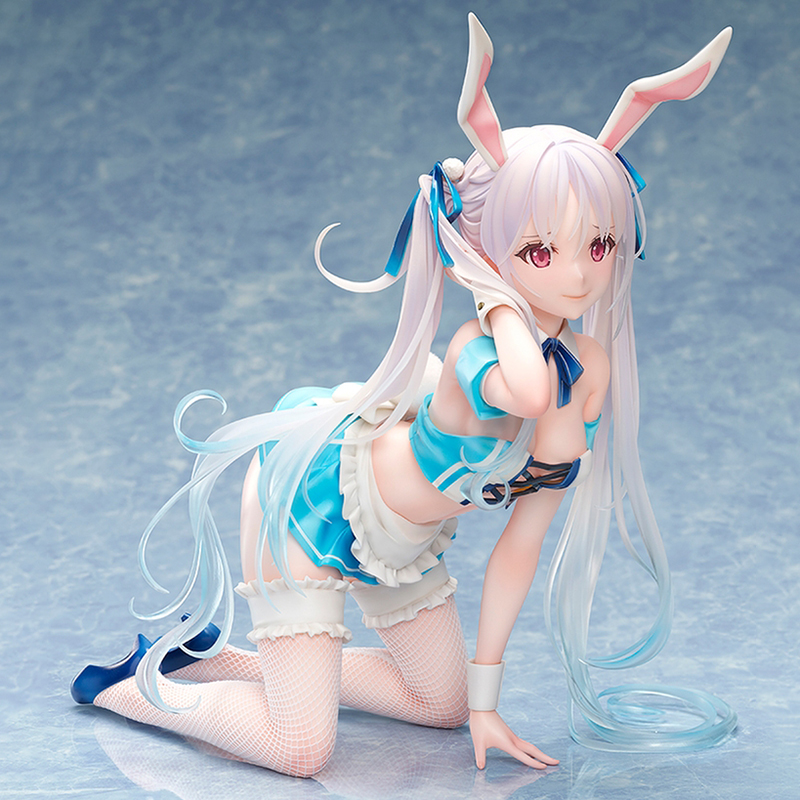 Funny Toys BINDing Native DSmile Chris Aqua Blue Bunny Girl PVC Action Figure Japanese Anime Figure Model Toys Collection Doll G