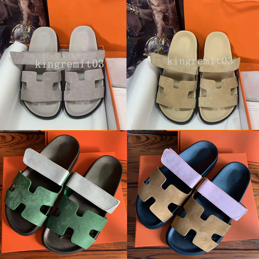 Top Quality Chypre Sandals Suede Sandal Designer Men Women Slippers Genuine Leather Slides Thick Bottom Rubber Sole Shoes Calfskin Slipper Green Shoes, Color15
Top Quality Chypre Sandals Suede Sandal Designer Men Women Slippers Genuine Leather Slides Thick Bottom Rubber Sole Shoes Calfskin Slipper Green Shoes, Color15