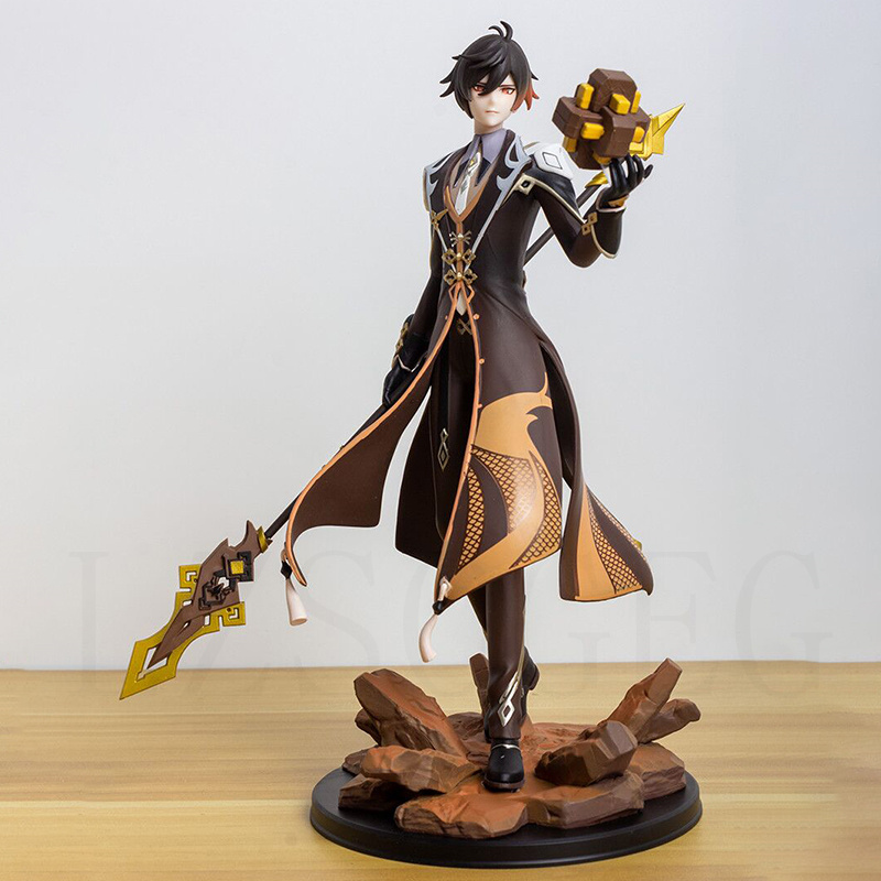 Funny Toys Genshin Impact Zhongli PVC Action Figures Anime Figure Model Toys Collection Doll Gift