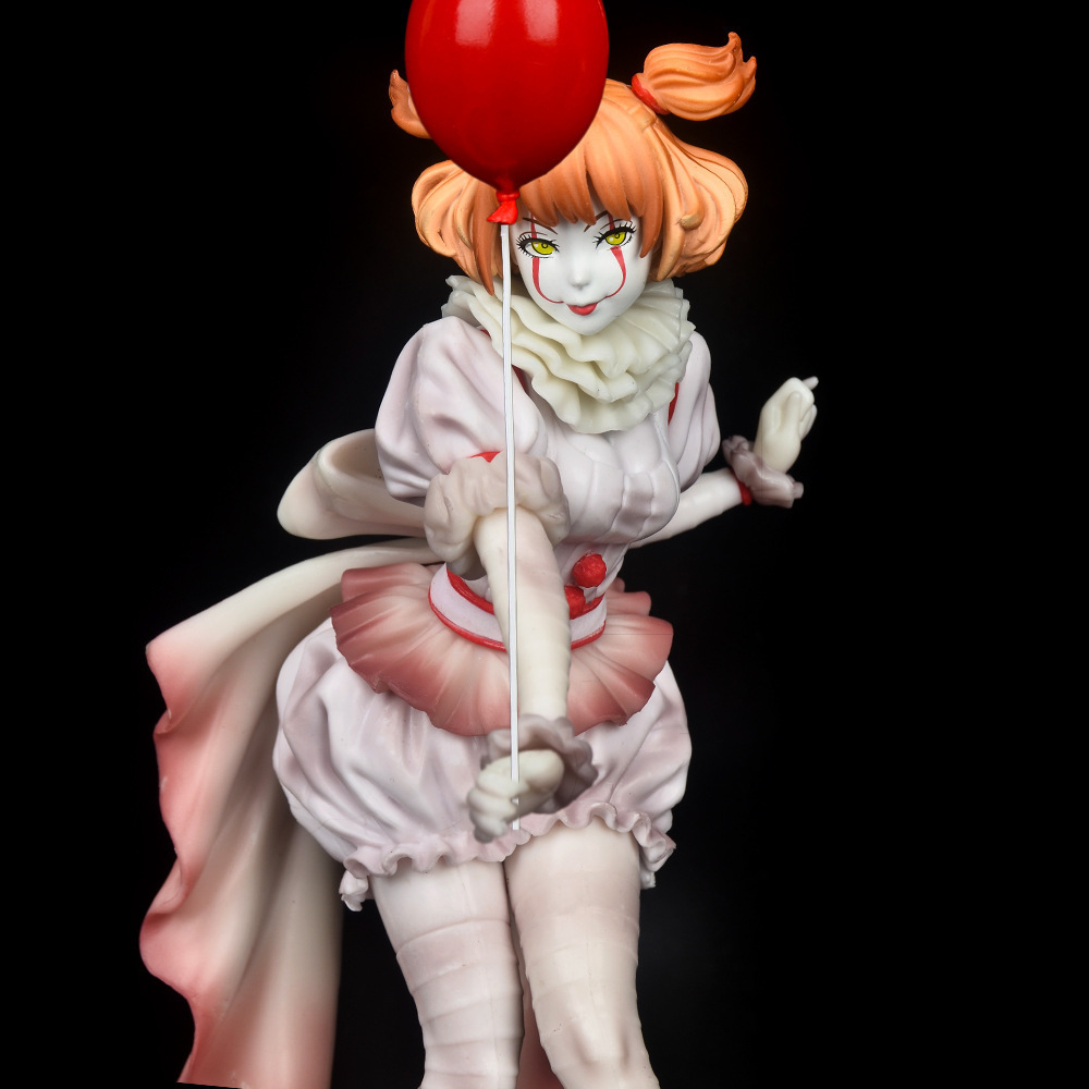 Funny Toys Anime It Pennywise Figure Joker Girl Stephen Kings IT Clown PVC Action Figure Anime Figure Model Toys Doll Gift