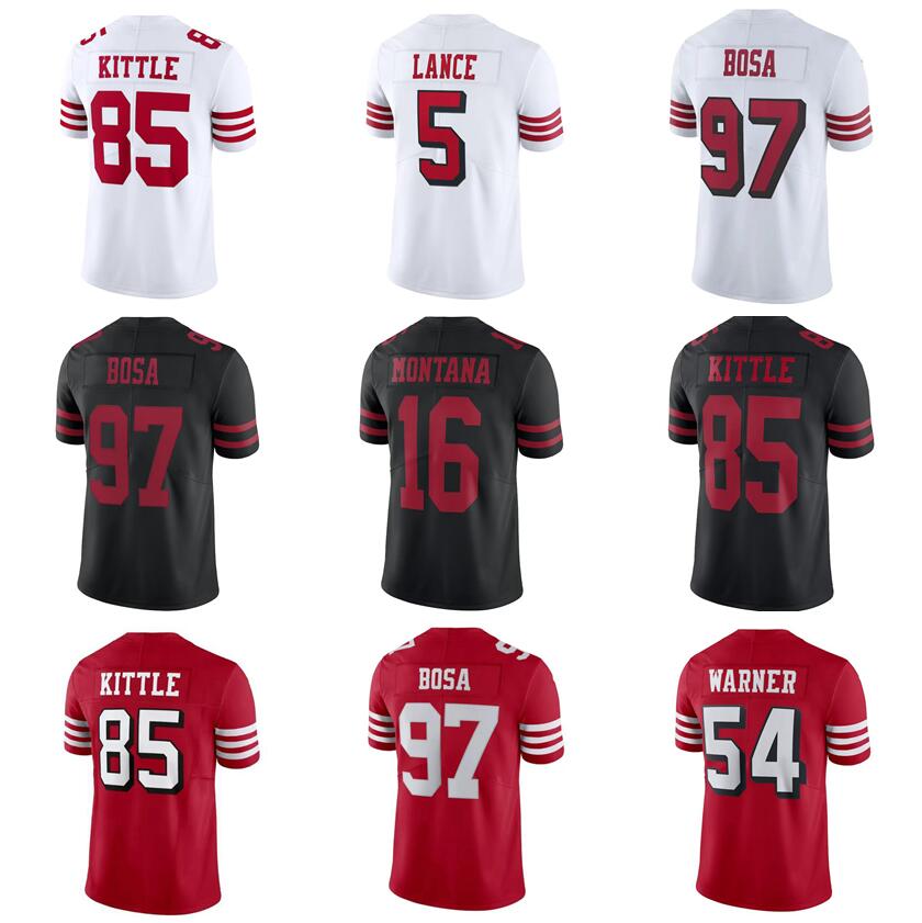 Stitched football Jerseys George Kittle Nick Bosa Deebo Samuel Fred Warner Trey Lance Joe Montana Men Women Youth -3XL red black white jersey
Stitched football Jerseys George Kittle Nick Bosa Deebo Samuel Fred Warner Trey Lance Joe Montana Men Women Youth -3XL red black white jersey