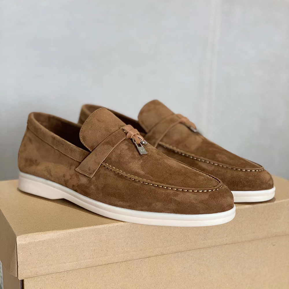 LP Men and women dermis flat Dress shoes suede loafers Moccasins Couples shoes Luxury designers casual slip on flats factory footwear with box, 10#
LP Men and women dermis flat Dress shoes suede loafers Moccasins Couples shoes Luxury designers casual slip on flats factory footwear with box, 10#