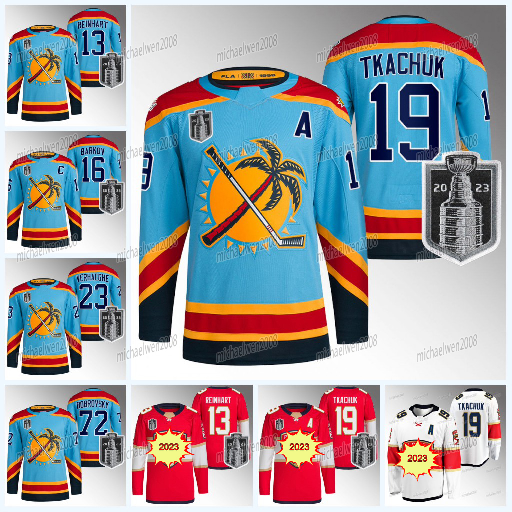 Matthew Tkachuk Panthers 2023 Stanley Cup Final Hockey Jersey Aleksander Barkov Carter Verhaeghe Ryan Lomberg Sergei Bobrovsky Sam Bennett Hornqvis Florida, White
Matthew Tkachuk Panthers 2023 Stanley Cup Final Hockey Jersey Aleksander Barkov Carter Verhaeghe Ryan Lomberg Sergei Bobrovsky Sam Bennett Hornqvis Florida, White