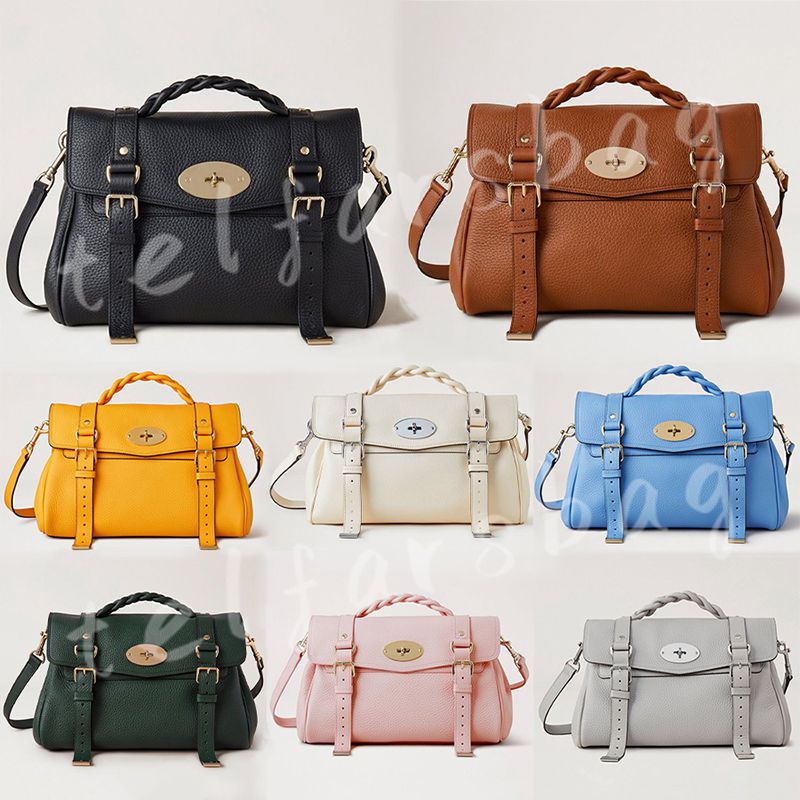 Women Alexa Tote Mulberry Bag Soft Leather Designer Mulberries Postmans Lock Closure Handbag Handcrafted Braided Top Handle Crossbody Shoulder Bags Purse
Women Alexa Tote Mulberry Bag Soft Leather Designer Mulberries Postmans Lock Closure Handbag Handcrafted Braided Top Handle Crossbody Shoulder Bags Purse