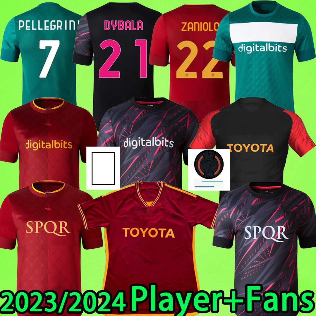 23 24 romAs DYBALA Soccer jerseys maglia Pellegrini belotti CELIK Abraham 2023 2024 MANCINI KUMBULLA Football EL SHAARAWY Training uniform kids kit Player version, 22/23 home
23 24 romAs DYBALA Soccer jerseys maglia Pellegrini belotti CELIK Abraham 2023 2024 MANCINI KUMBULLA Football EL SHAARAWY Training uniform kids kit Player version, 22/23 home