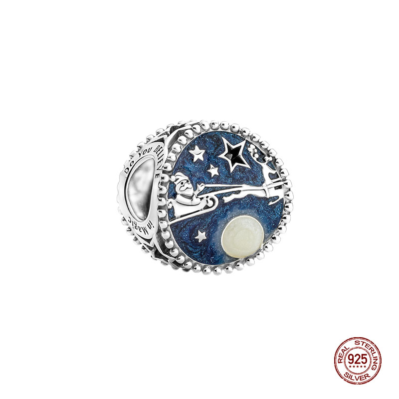 925 Sterling Silver Charm Pendant Animal Cat Eagle Pearl Is Suitable For S925 Snake Bracelet Necklace Female Jewelry DIY Fashion Accessories Free Deli