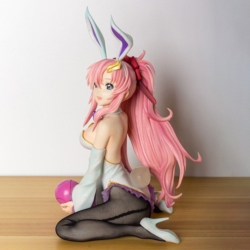 Funny Toys FREEing Mobile Suit SEED Lacus Clyne Bunny Girl B-style 1/4 Scale PVC Action Figure Anime Sexy Figure Model Toy Doll