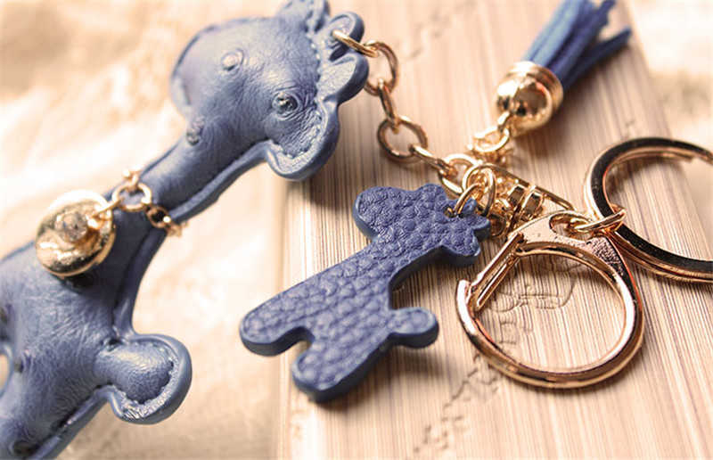 Key Rings Fancy Fantasy Giraffe Tassel Keychain Trinket Keyholder New Innovation Project Bag Pendant Chaveiro Llaveros G230526