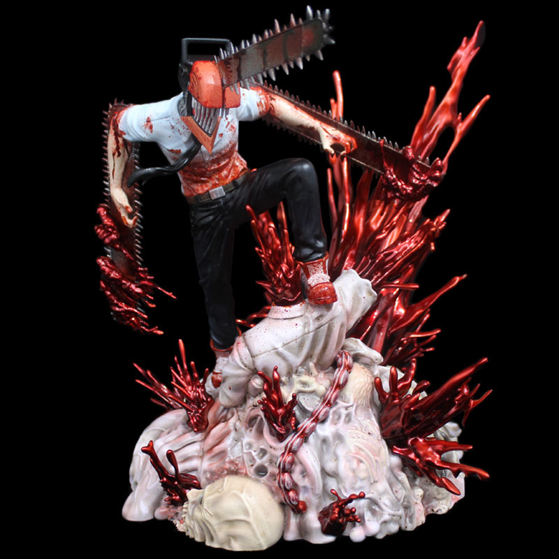 Funny Toys Anime Chainsaw Man Denji POWER PVC Action Figure Anime Figure Statue Model Toy Collection Doll Gift