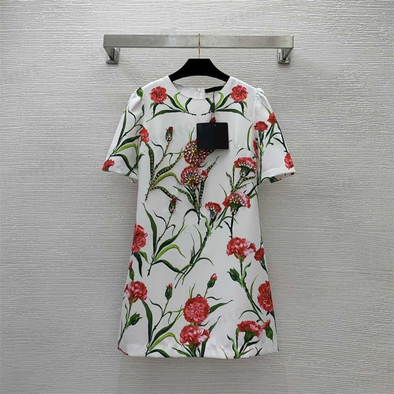 Designer Womens Dresses Fashion Printed Short Sleeves Casual Skinny Dress Temperament Luxurious Comfortable A-Type Skirts Sexy Temperament Women Clothing
Designer Womens Dresses Fashion Printed Short Sleeves Casual Skinny Dress Temperament Luxurious Comfortable A-Type Skirts Sexy Temperament Women Clothing