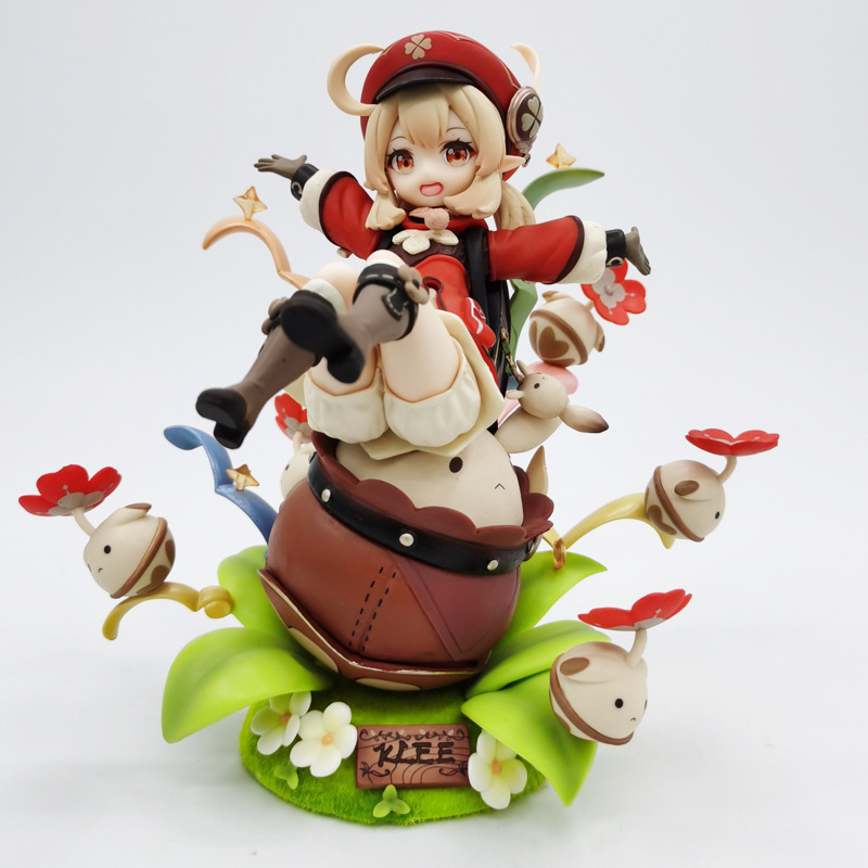 Funny Toys Game miHoYo Genshin Impact Klee Hibana PVC Action Figure Anime Figure Model Toys Doll Gift