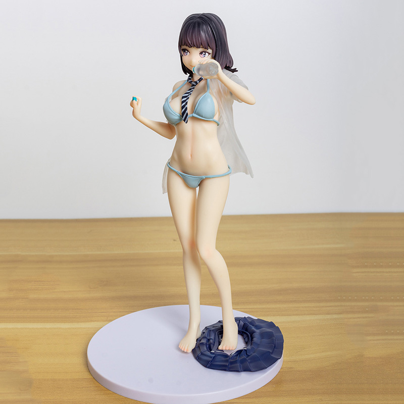 Funny Toys Daiki Kougyou JK x ONAKA #1 Mizu wo Nomasetekurenai Dokyusei 1/7 Scale PVC Action Figure Anime Figure Model Toys Doll
