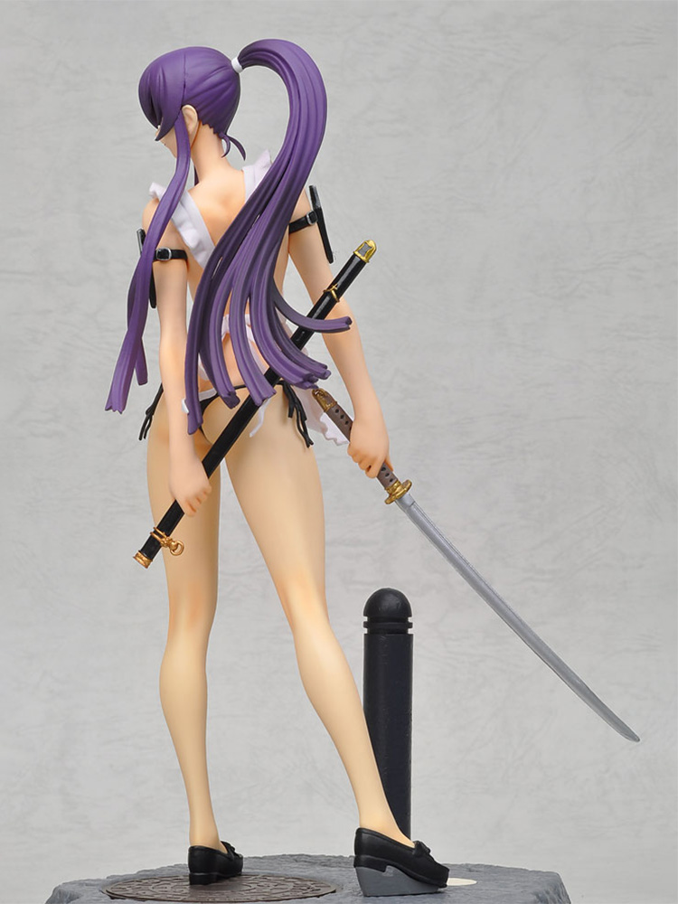 Funny Toys Chara-Ani Highschool of the Dead Busujima Saeko PVC Action Figure Anime Sexy Figure Model Toys Collection Doll Gift