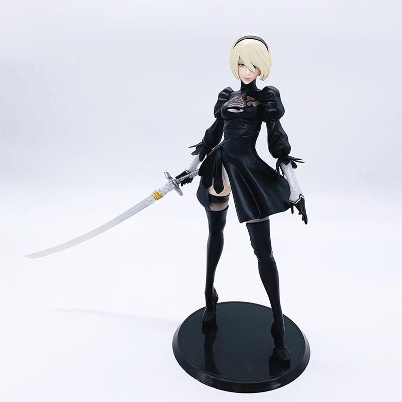 Funny Toys Nier Automata 2B YoRHa No.2 Type B PVC Action Figure Japanese Anime Figure Model Toys Collection Doll Gift