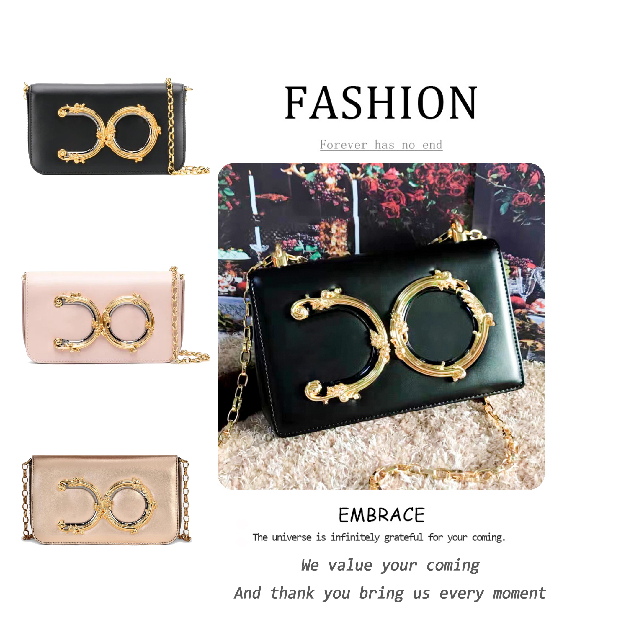 Genuine Leather Women man girl fashion pink Bag flap Designer Shoulder Messenger Bag luxury Cosmetic makeup tote handbag black Purses Cross body clutch chain Bags, White
Genuine Leather Women man girl fashion pink Bag flap Designer Shoulder Messenger Bag luxury Cosmetic makeup tote handbag black Purses Cross body clutch chain Bags, White