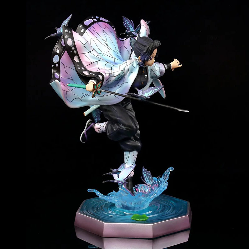 Funny Toys Anime Demon Slayer Kimetsu no Yaiba Shinobu Kocho PVC Action Figure Japanese Anime Figure GK Statue Model Toys Collec