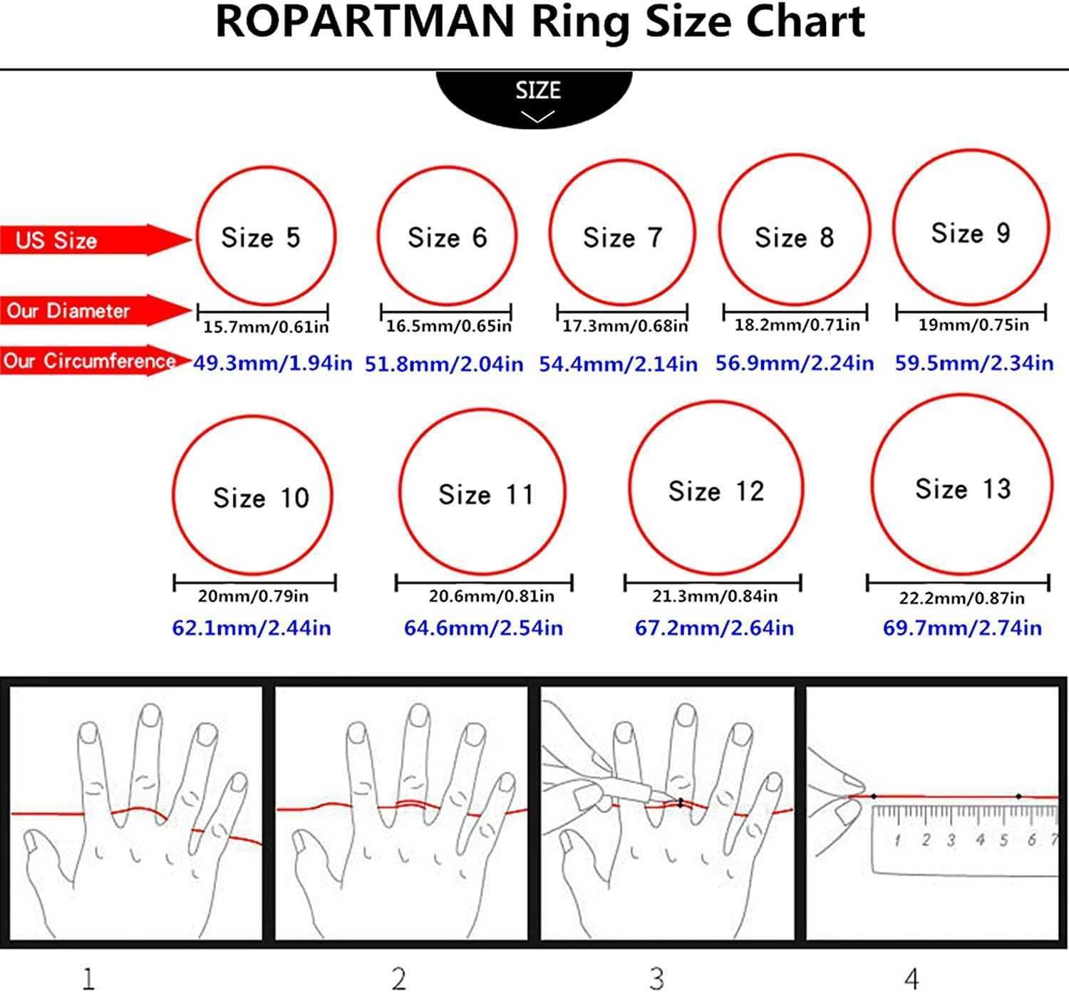 GZW 18k Gold Plated Roman Numeral Cubic Zirconia Ring for Women Spinner Silver Mens Rings Stainless Steel Square Cz Rings for Men and women couple