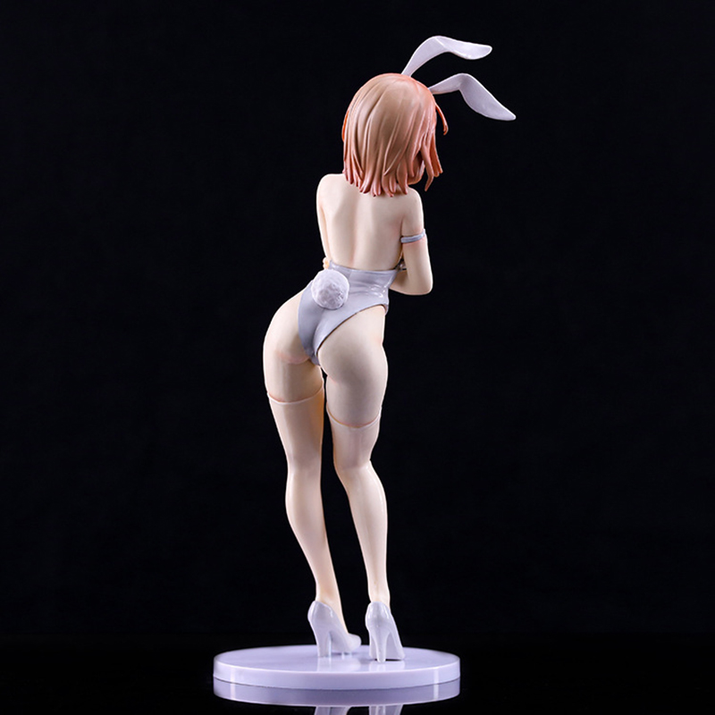 Funny Toys Astrum Design Icomochis White Bunny Onee-san 1/7 Scale PVC Action Figure Anime Figure Model Toys Collection Doll Gif