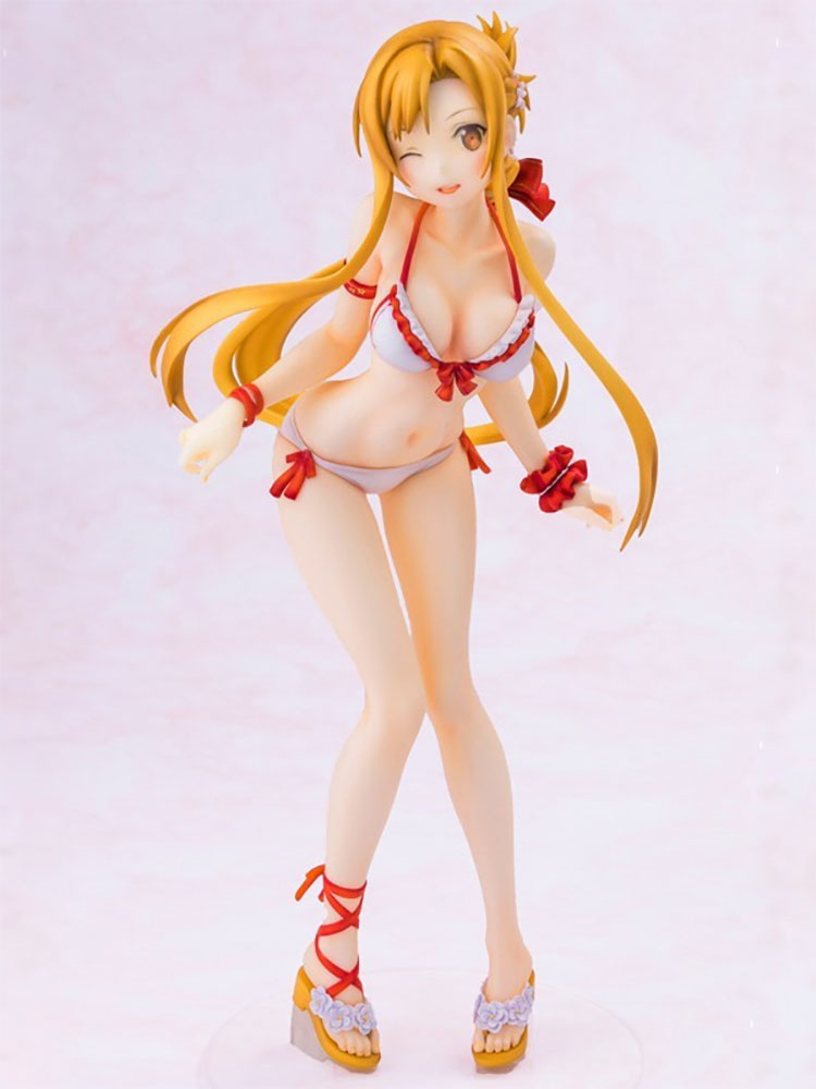 Funny Toys Japanese Sexy Figure Anime Sword Art Online Yuuki Asuna PVC Action Figure Anime Sexy Figure Model Toys Collection Dol