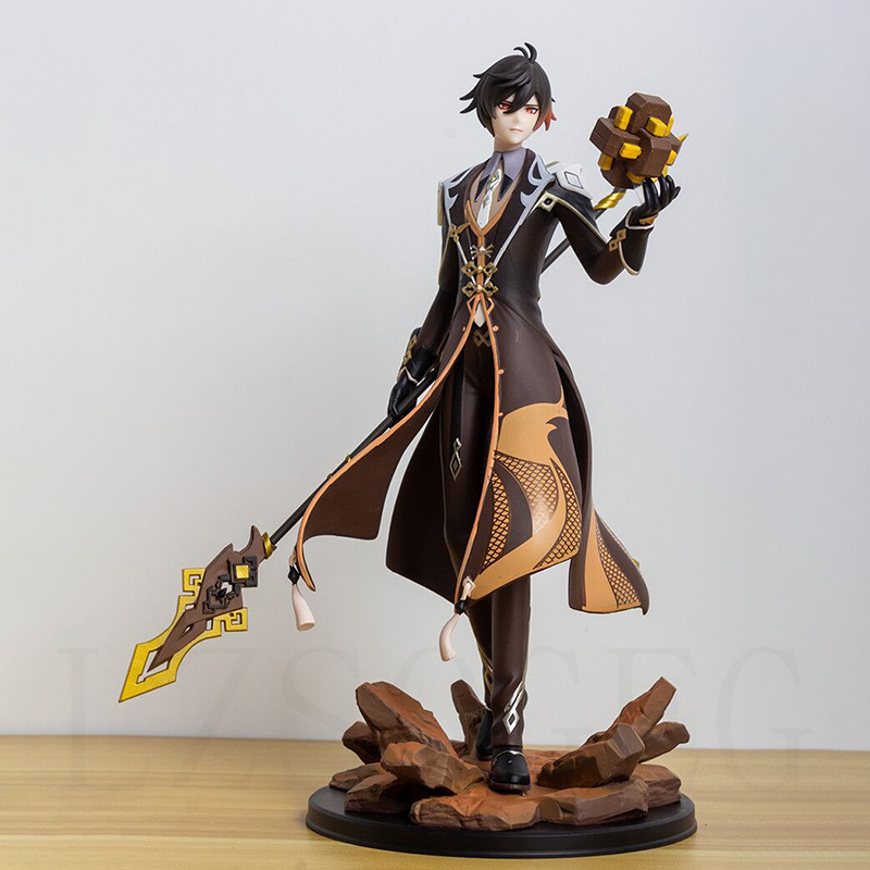 Funny Toys Genshin Impact Zhongli PVC Action Figures Anime Figure Model Toys Collection Doll Gift