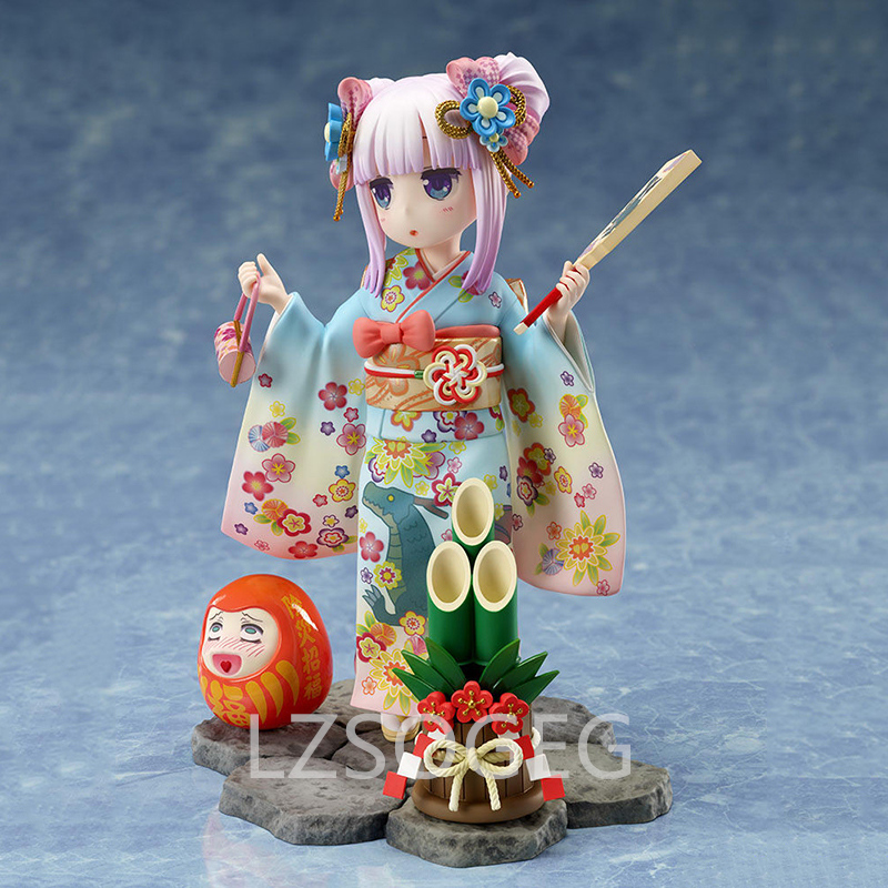 Funny Toys FNEX Miss Kobayashis Dragon Maid Kanna Finest Kimono 1/7 PVC Action Figure Anime Figure Model Toys Collection Doll