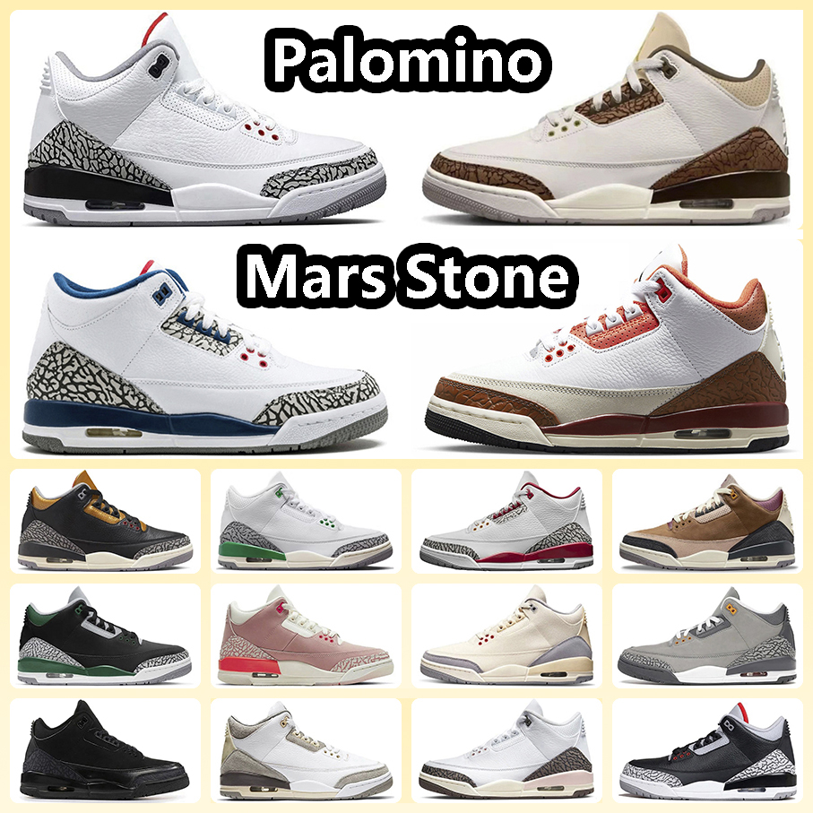 Jumpman 3 3s Basketball Shoes Palomino Mars Stone White Cement Wizards Off Noir Cardinal Red Neapolitan Lucky Green Muslin Fire Red UNC Sneakers for Men and Women, Item#22
Jumpman 3 3s Basketball Shoes Palomino Mars Stone White Cement Wizards Off Noir Cardinal Red Neapolitan Lucky Green Muslin Fire Red UNC Sneakers for Men and Women, Item#22
