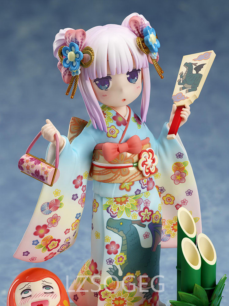 Funny Toys FNEX Miss Kobayashis Dragon Maid Kanna Finest Kimono 1/7 PVC Action Figure Anime Figure Model Toys Collection Doll