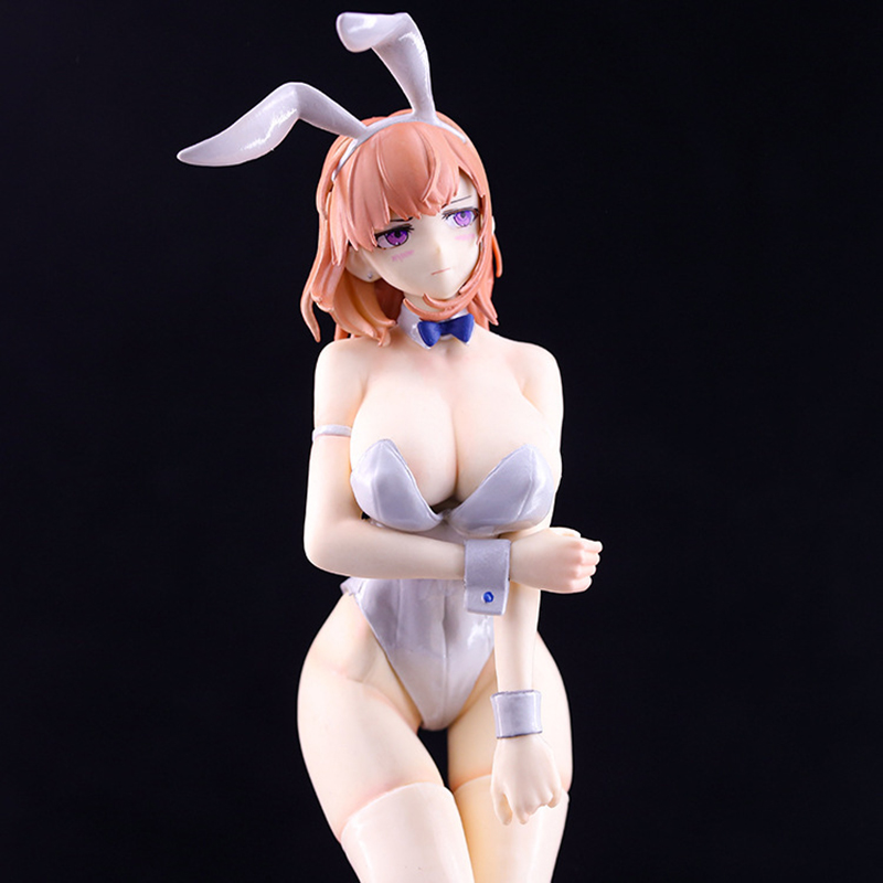 Funny Toys Astrum Design Icomochis White Bunny Onee-san 1/7 Scale PVC Action Figure Anime Figure Model Toys Collection Doll Gif