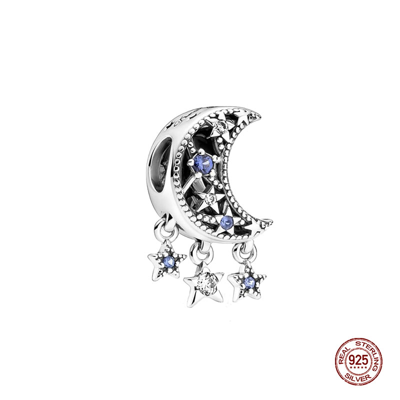925 Sterling Silver Charm Pendant Animal Cat Eagle Pearl Is Suitable For S925 Snake Bracelet Necklace Female Jewelry DIY Fashion Accessories Free Deli