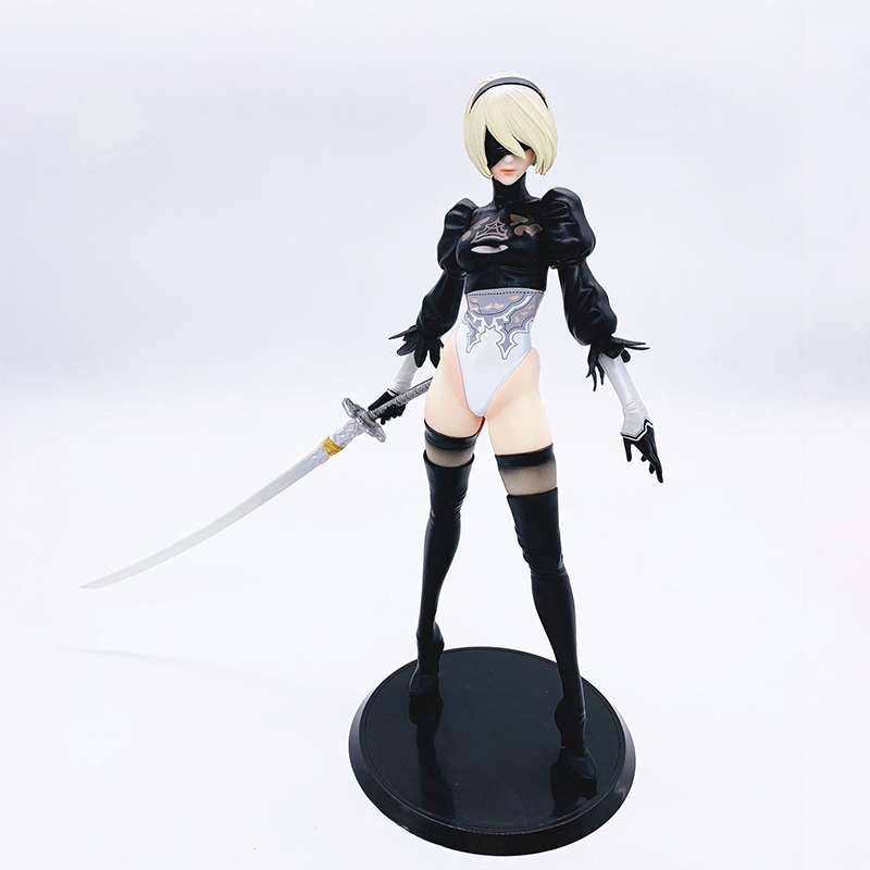 Funny Toys Nier Automata 2B YoRHa No.2 Type B PVC Action Figure Japanese Anime Figure Model Toys Collection Doll Gift