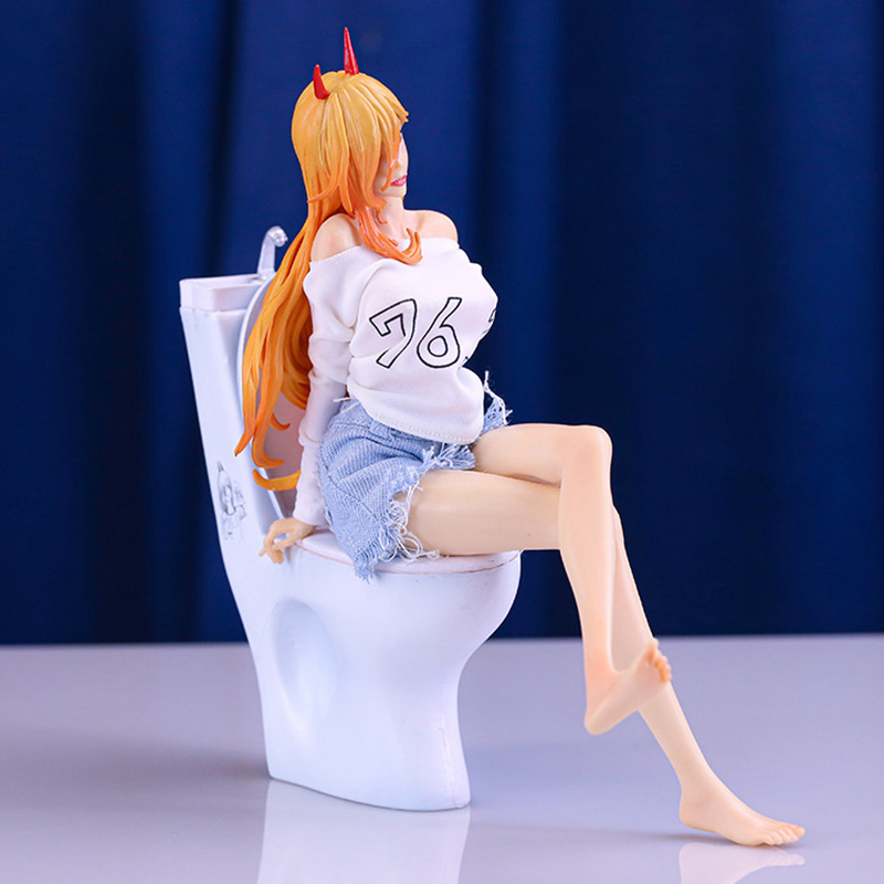 Funny Toys Anime Chainsaw Man Power PVC Action Figure Anime Sexy Figure Model Toys Collection Doll Gift