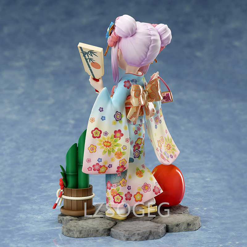 Funny Toys FNEX Miss Kobayashis Dragon Maid Kanna Finest Kimono 1/7 PVC Action Figure Anime Figure Model Toys Collection Doll