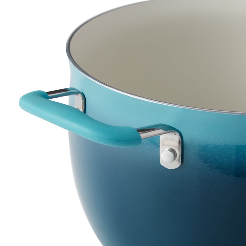 7-Quart Ceramic Stock Pot with Pasta Insert