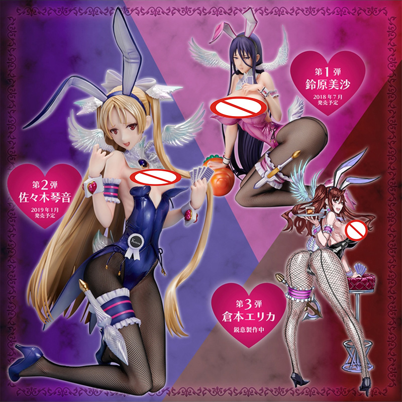 Funny Toys Native BINDing Raita Magical Girl Series Kotone Sasaki Bunny Ver. PVC Action Figure Anime Figure Model Doll Gift