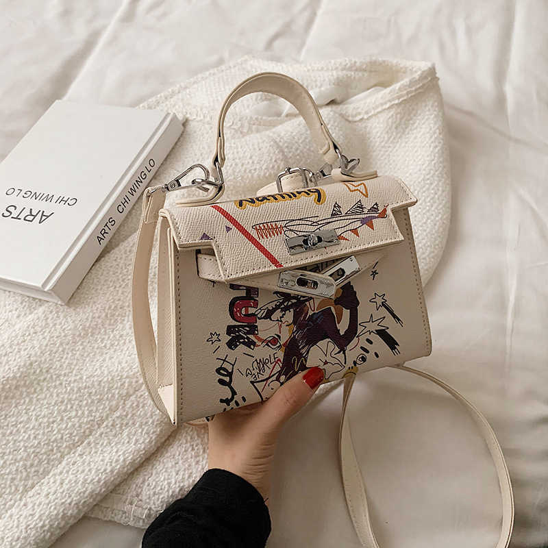 Net Red Small Shoulder Bag Women s Summer Versatile 2023 New Fashion Messenger Portable Square Handbag 230529