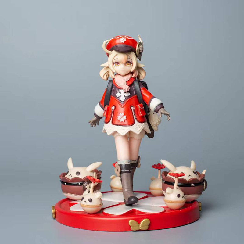Funny Toys Game miHoYo Genshin Impact Klee Hibana PVC Action Figure Anime Figure Model Toys Doll Gift